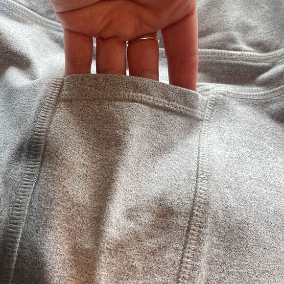 Kyodan Womens Heather Mid Rise Pocket Pull-on Ankle Leggings Gray Small - Picture 7 of 11